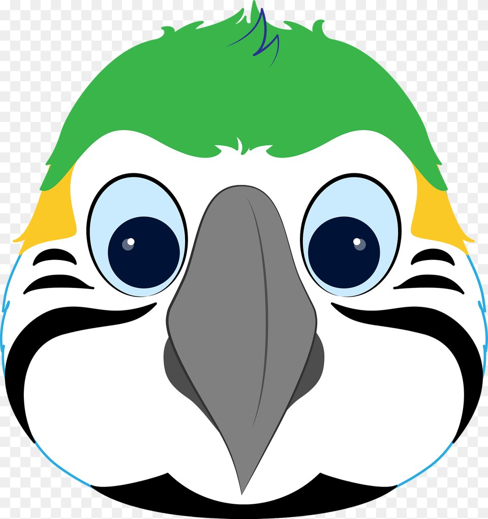 Macaw Face Clipart, Animal, Beak, Bird, Fish Free Png