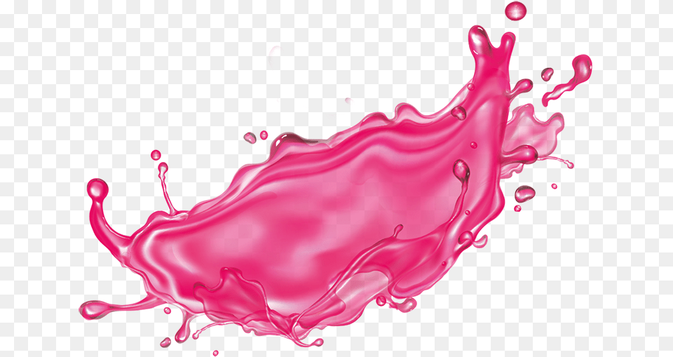 Macb Transparent Pink Water Splash, Stain, Smoke Pipe, Droplet Free Png