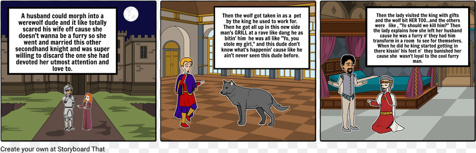 Macbeth Act 5 Scene 1 Storyboard, Book, Comics, Publication, Animal Free Png