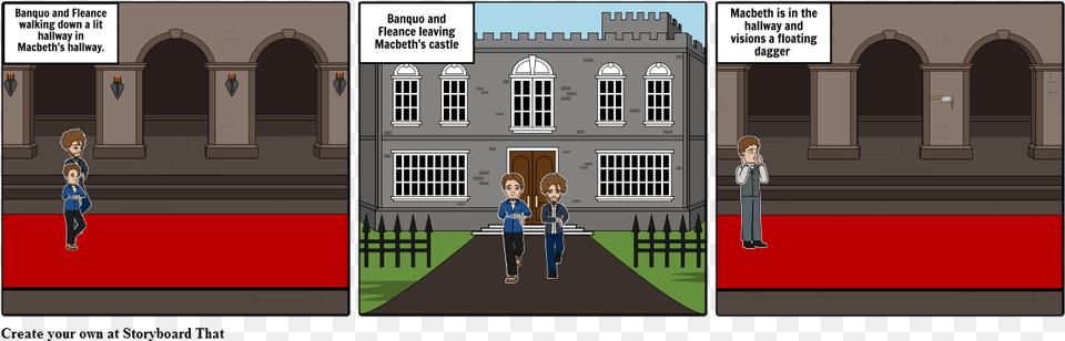 Macbeth Act Ll House, Publication, Book, Comics, Walking Png Image