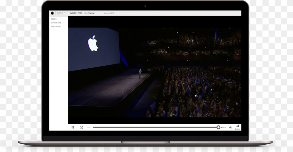 Macbook Grey Mockup With Panopto Player Viewer Apple Led Backlit Lcd Display, Cinema, Screen, Monitor, Hardware Free Png