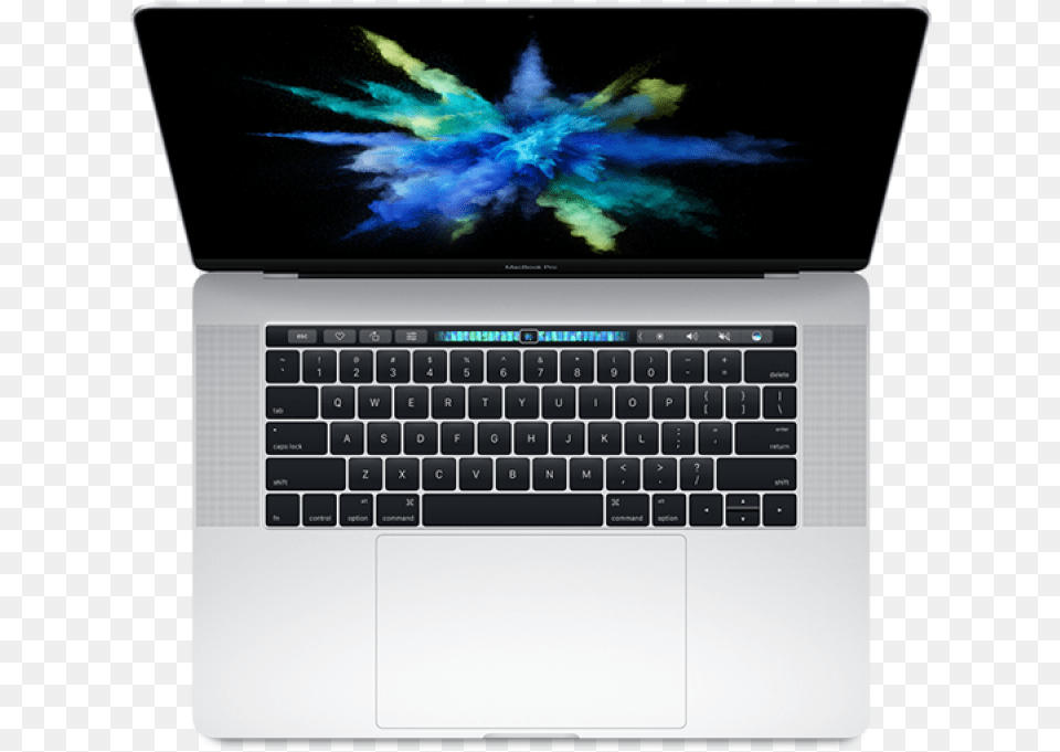Macbook Pro 2016 Touch Bar Silver, Computer, Electronics, Laptop, Pc Free Transparent Png