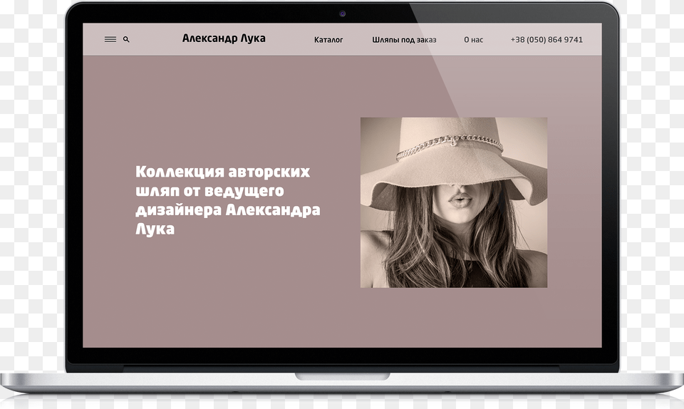 Macbook Pro Mockup221 Website, Hat, Clothing, Sun Hat, Person Png Image