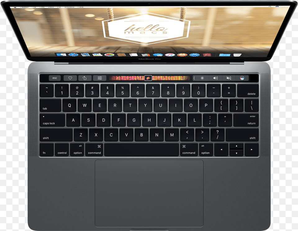 Macbook Pro Retina Touchbar 2017, Computer, Computer Hardware, Computer Keyboard, Electronics Png