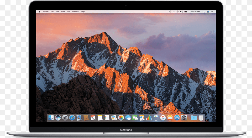 Macbook Tela, Mountain Range, Outdoors, Nature, Screen Free Png