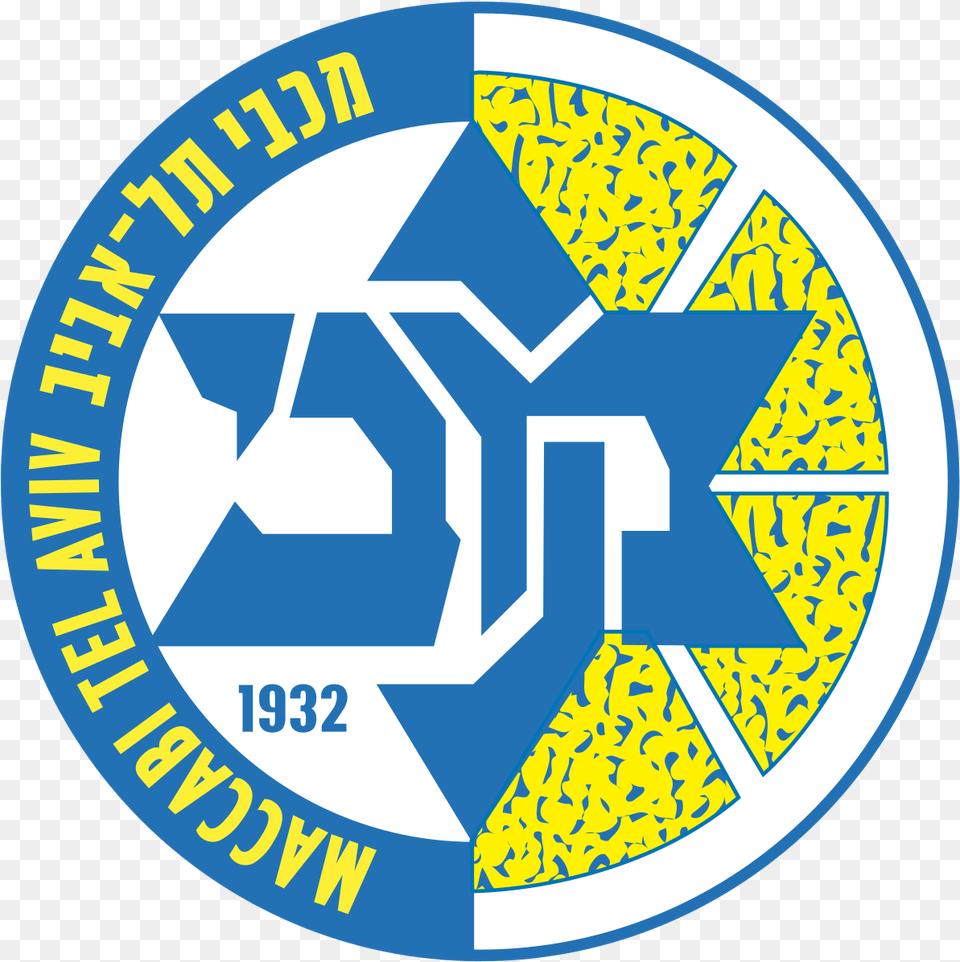 Maccabi Tel Aviv Basketball Logo, Recycling Symbol, Symbol Free Png Download