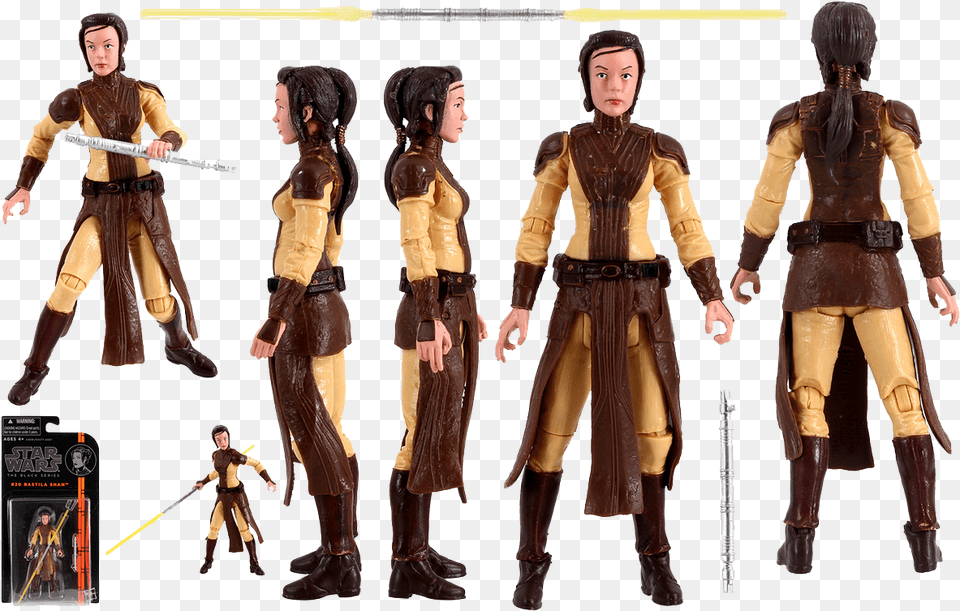 Mace Windu Preview Images 20 Bastila Shan Preview Star Wars The Black Series Bastila Shan Figure, Clothing, Costume, Weapon, Sword Free Png Download