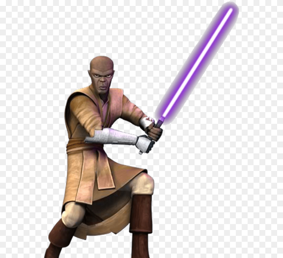 Mace Windu The Clone Wars Fandom Jedi Star Wars The Clone Wars Characters, Adult, Person, Man, Male Free Png