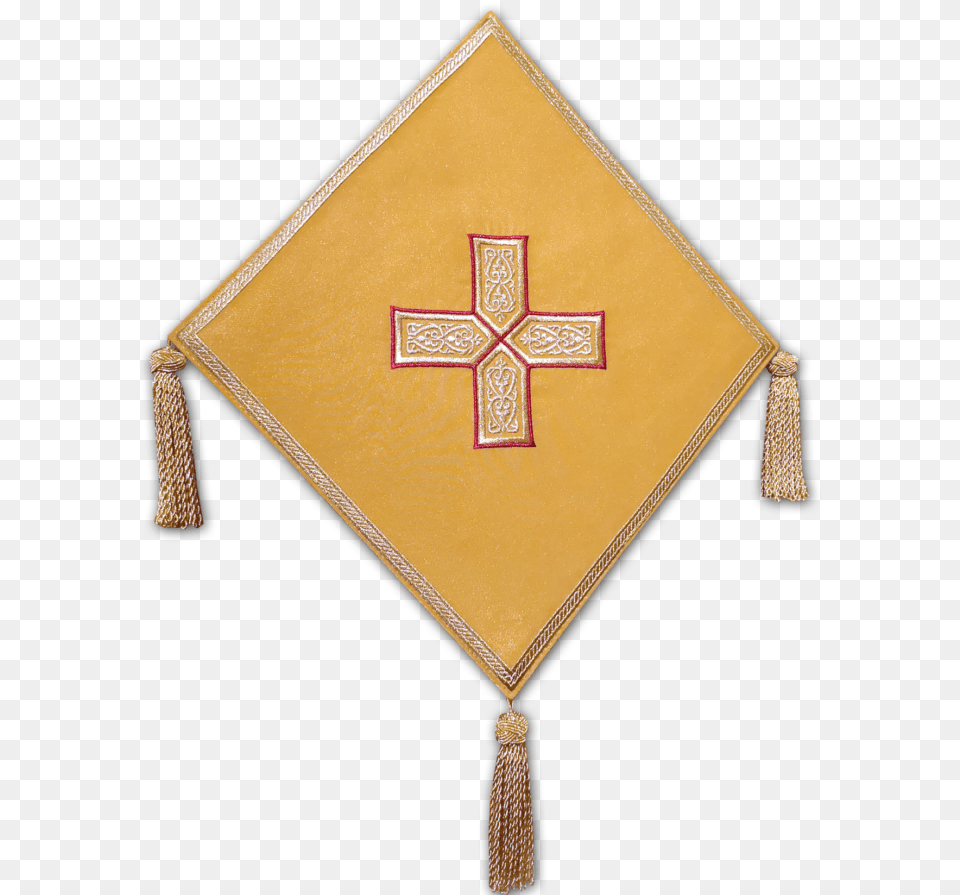 Mace With An Embroidered Icon Decorative, Cross, People, Person, Symbol Free Transparent Png