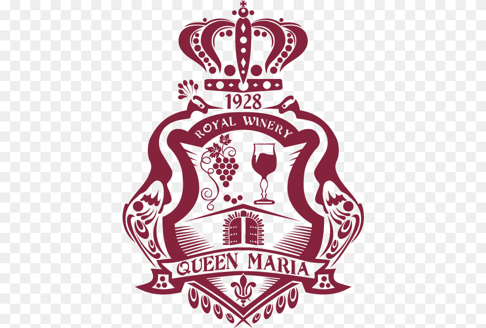 Macedonische Wijnen I Het Breedste Aanbod Vind U Bij Royal Winery Queen Maria, Badge, Emblem, Logo, Symbol Free Png Download