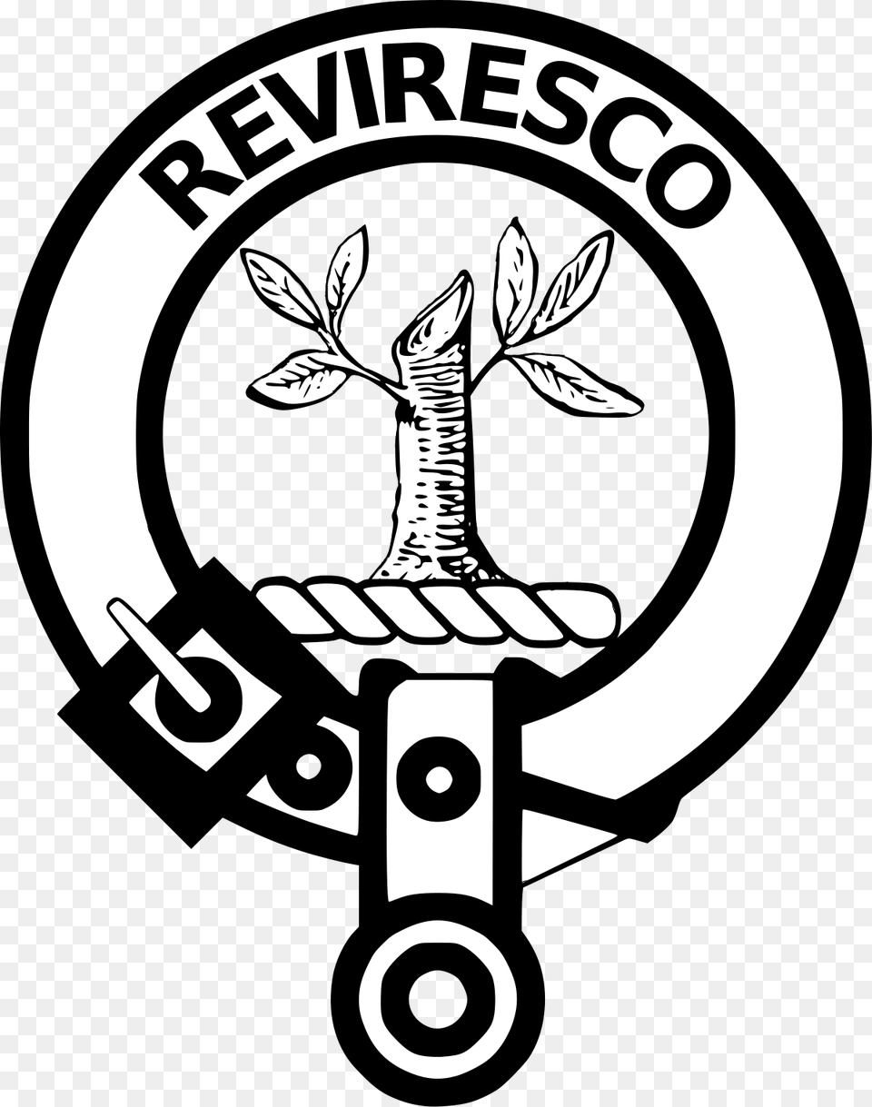 Macewen Clan Crest, Emblem, Symbol, Logo, Stencil Free Png Download