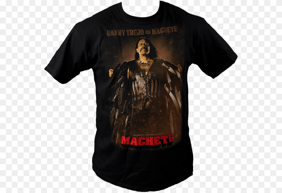 Machete Movie Poster, T-shirt, Clothing, Sleeve, Long Sleeve Png Image