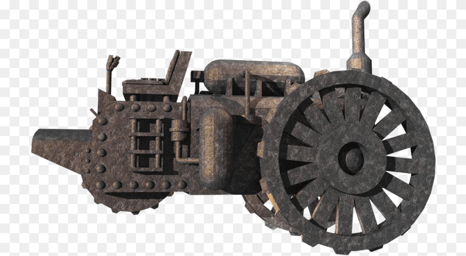 Machine Background Tractor, Wheel, Engine, Motor, Cannon Free Png