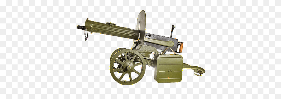 Machine Gun, Weapon, Machine Gun, Wheel, Cannon Free Transparent Png