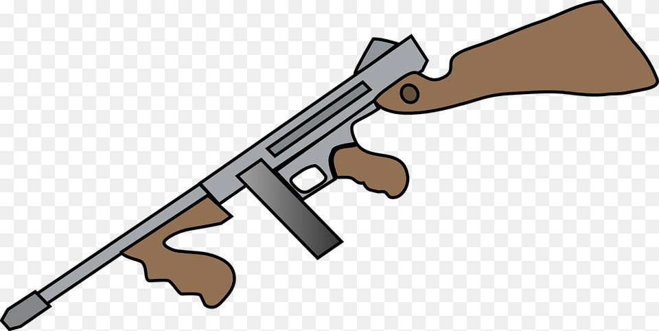 Machine Gun Clipart Clip Art, Firearm, Rifle, Weapon, Machine Gun Png