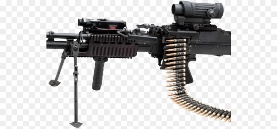 Machine Gun Clipart Machine Gun, Firearm, Machine Gun, Rifle, Weapon Free Png