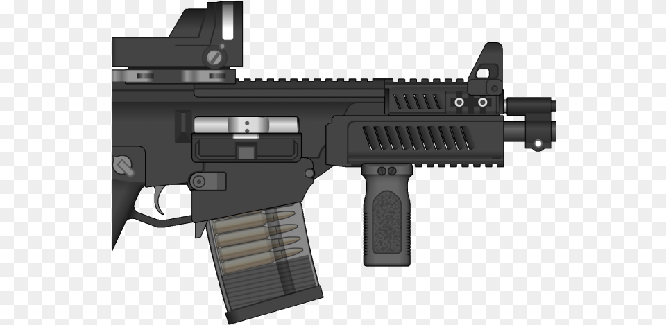 Machine Gun Clipart Real Gun Assault Rifle, Firearm, Weapon Free Transparent Png