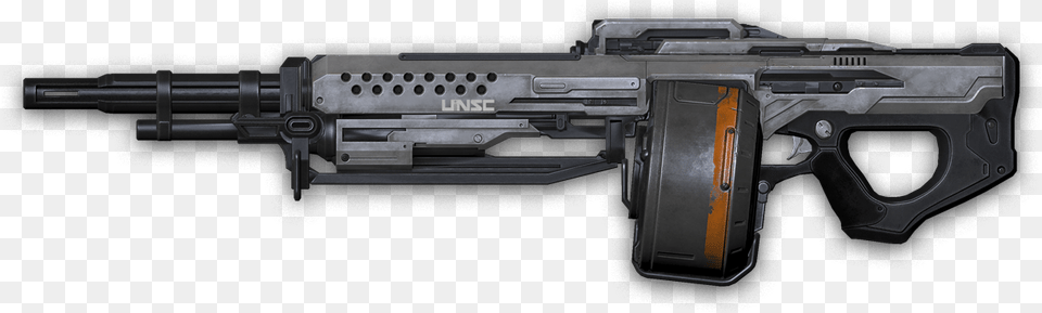 Machine Gun Halo 5 Machine Gun, Firearm, Machine Gun, Rifle, Weapon Png Image