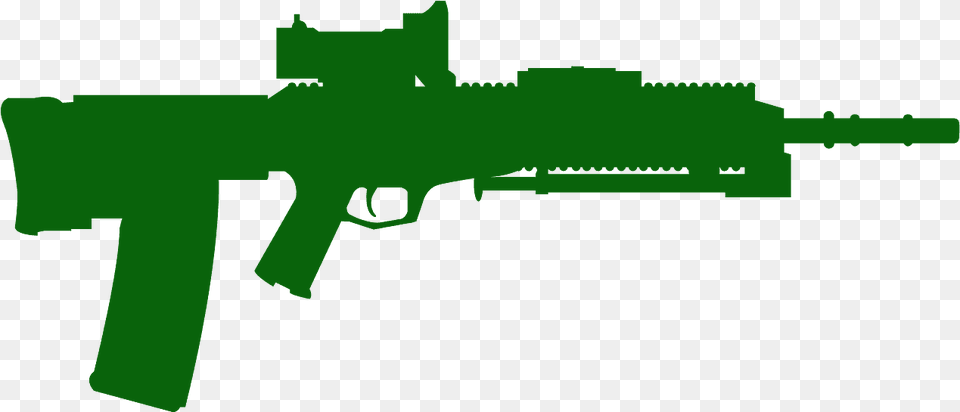 Machine Gun Vector, Firearm, Rifle, Weapon Free Png Download