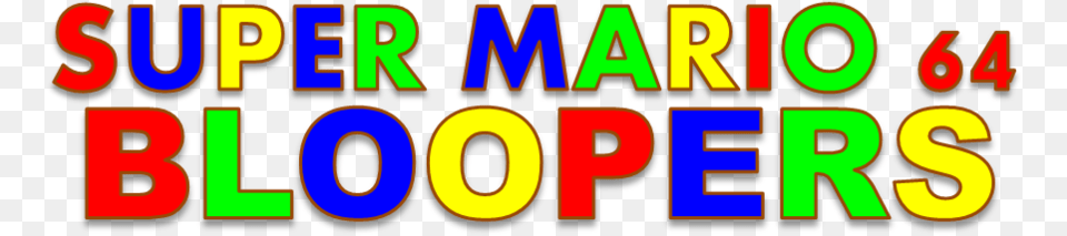 Machinima Community Super Mario 64 Bloopers Logo, Text, Number, Symbol Png