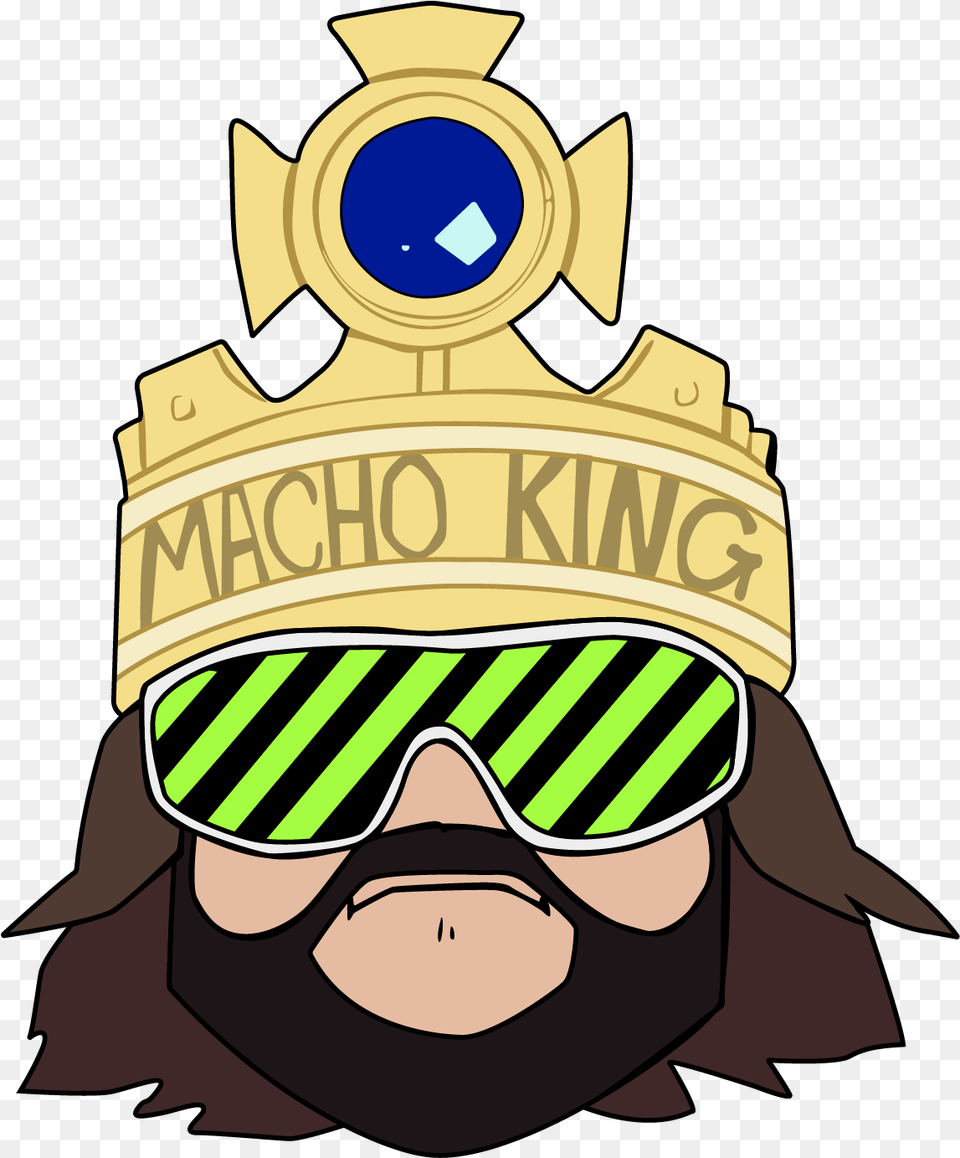 Macho King Video Game, Accessories, Badge, Logo, Symbol Free Png Download