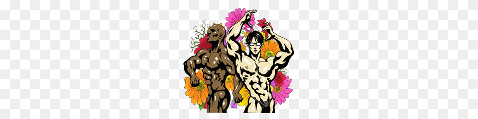 Macho Man Stickers Line Stickers Line Store, Art, Pattern, Graphics, Flower Free Png Download
