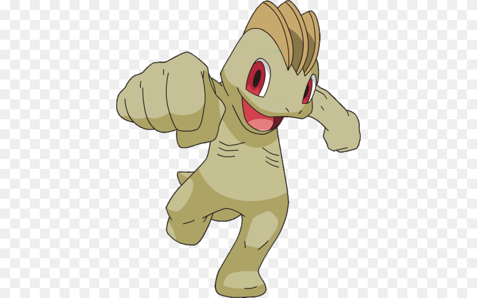 Machop Pokemon Machop, Baby, Person, Cartoon, Face Png Image