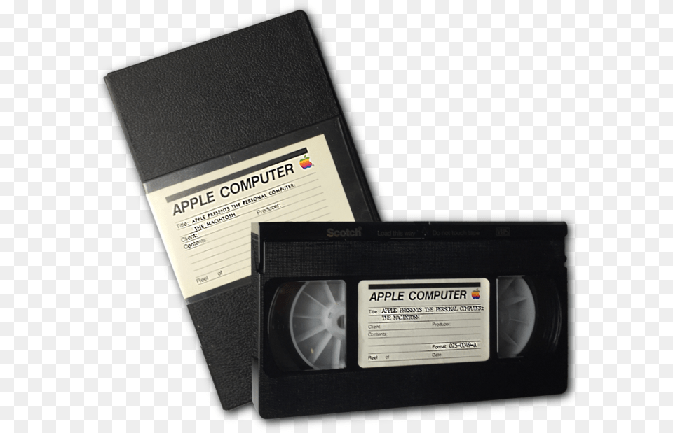 Macintosh Introduction Vhs Tape Vhs Tape Apple, Cassette Png Image