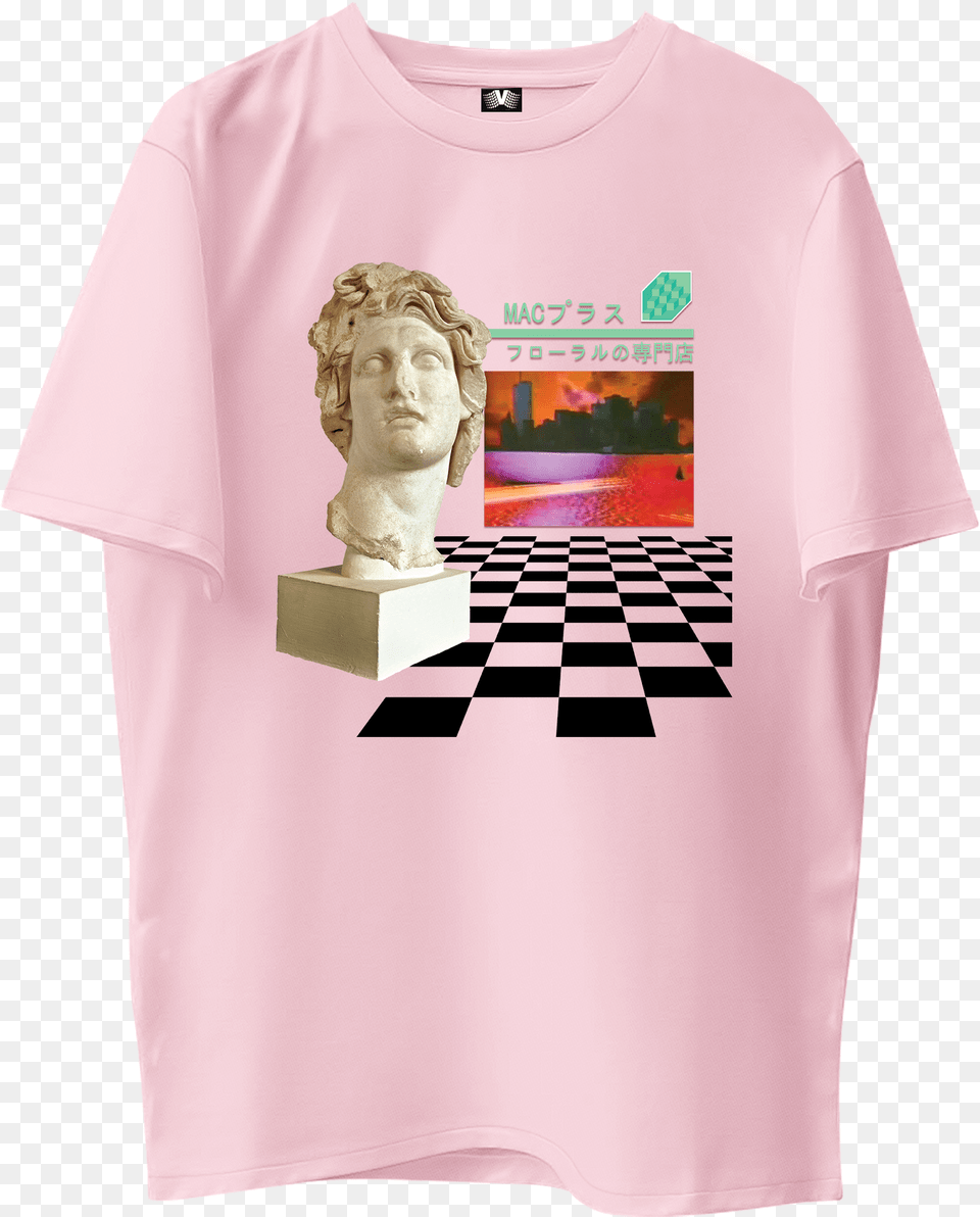 Macintosh Plus Shirt, Clothing, T-shirt, Person, Face Free Png