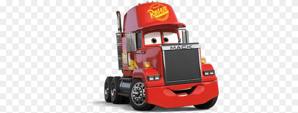 Mack Cars Movie Characters Mack, Trailer Truck, Transportation, Truck, Vehicle Free Png