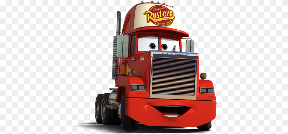 Mack Disney Cars Pixar Trucks Mack Cars, Trailer Truck, Transportation, Truck, Vehicle Free Png Download