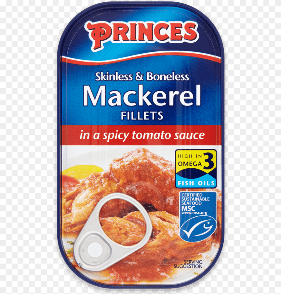 Mackerel Fillets In Spicy Tomato Sauce Mackerel Fillets In Tomato Sauce, Food, Lunch, Meal, Can Free Png Download