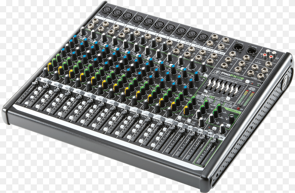 Mackie Profx16v2 4 Bus Effects Mixer With Usb Mackie Profx16v2 16 Channel Mixer With Usb, Indoors, Electronics, Room, Studio Free Png