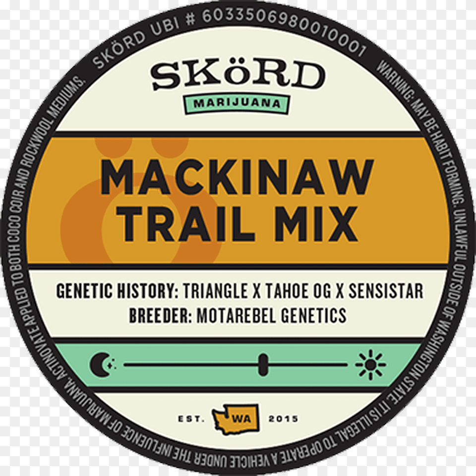 Mackinaw Trail Mix By Skrd Circle, Advertisement, Poster, Disk Free Png