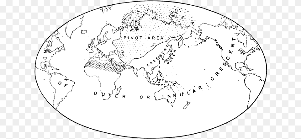 Mackinder Heartland, Chart, Plot, Map, Atlas Free Png