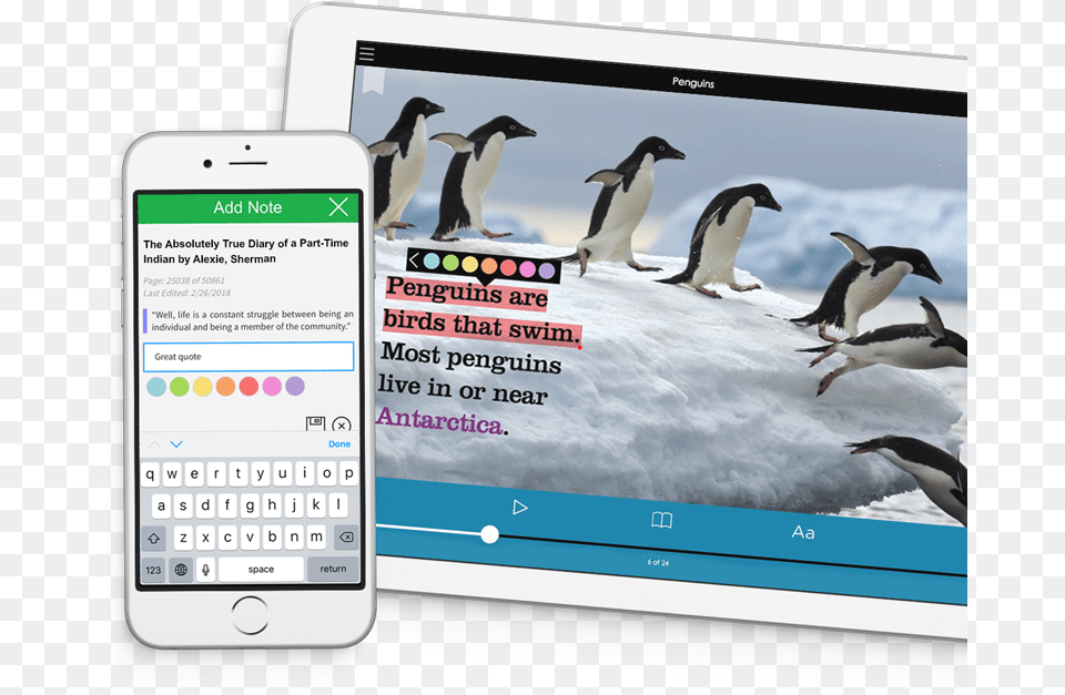 Mackinvia Ebook Iphone, Animal, Bird, Penguin, Electronics Png