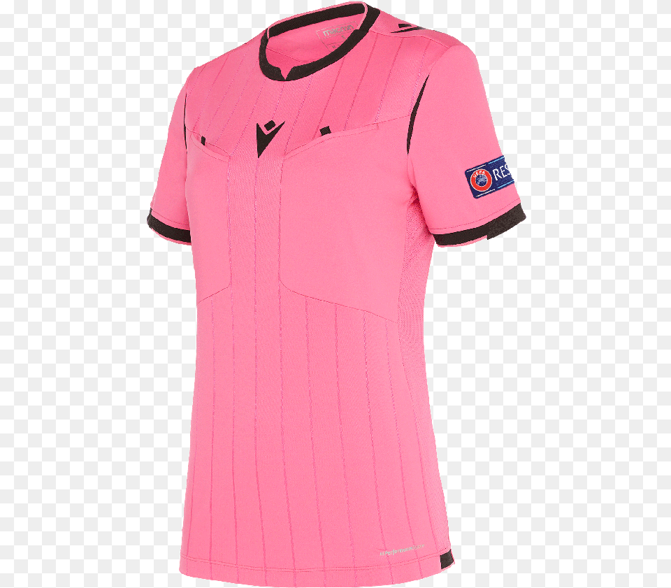 Macron Referee Kit Uefa, Clothing, Shirt, Jersey, Coat Png Image