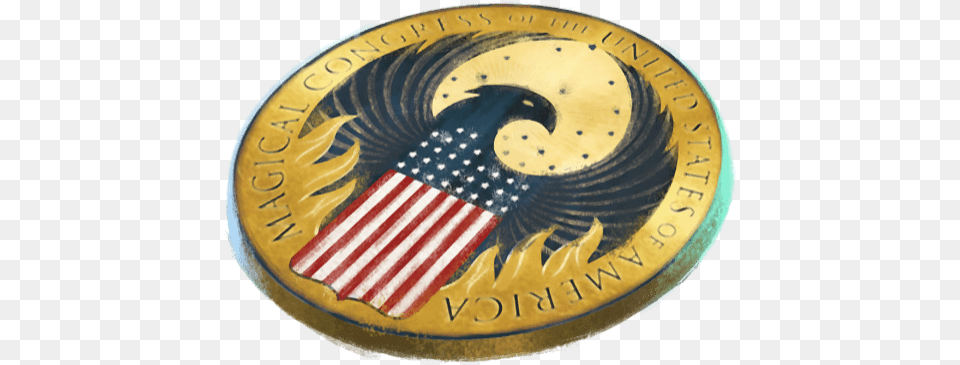 Macusa Crest American, Gold, Logo, Symbol Png Image
