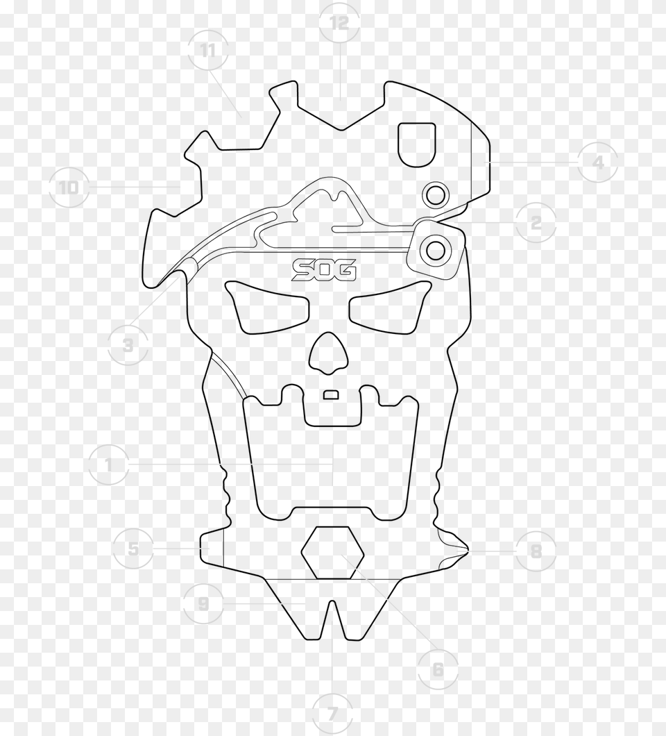 Macv Tool Sketch, Diagram Png Image