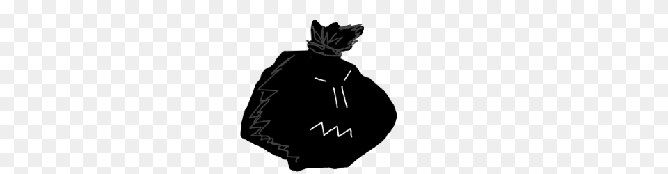 Mad Black Trash Bag Drawing, Stencil, Outdoors, Symbol Png