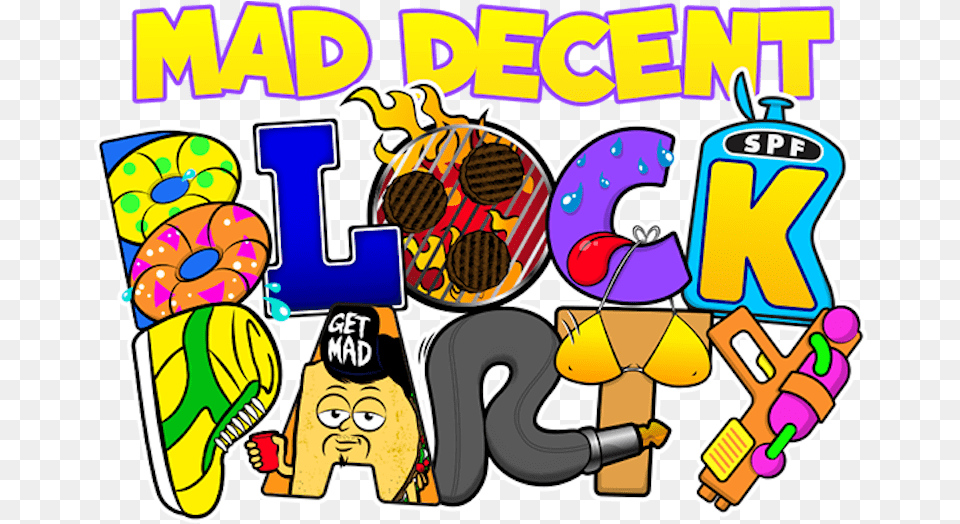 Mad Decent Block Party Mad Decent, Sticker, Person, Text, Face Free Png Download