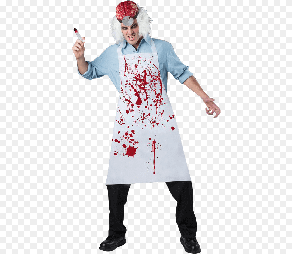 Mad Doctor Costume Kit Mad Doctor Halloween Costume, Adult, Clothing, Male, Man Png Image