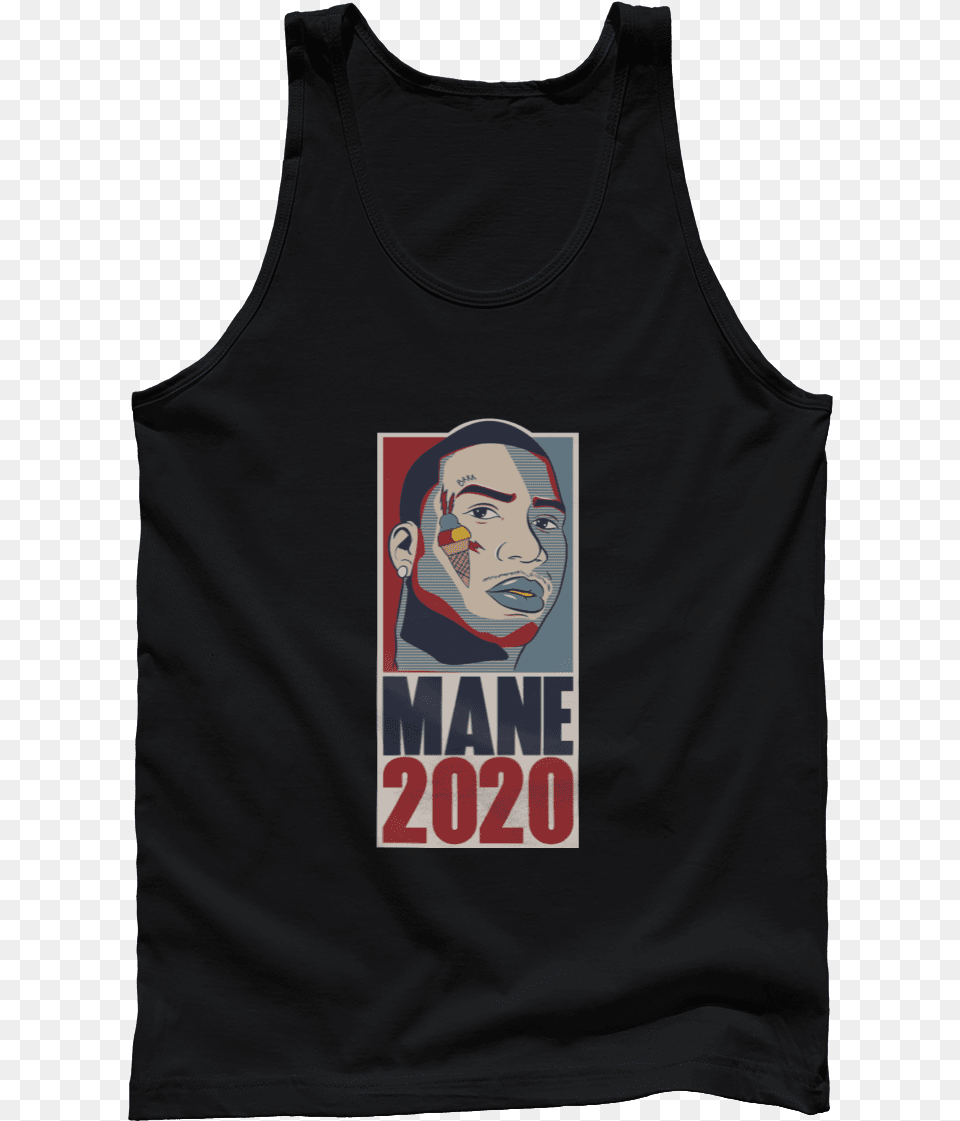 Mad Dog 2020 Shirt, Clothing, Tank Top, Person, Face Free Png Download