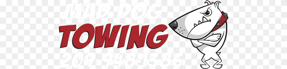 Mad Dog Towing Clip Art, Book, Comics, Publication, Sticker Free Png Download