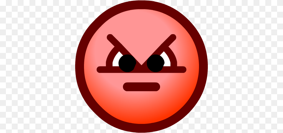 Mad Face Club Penguin Emoticon Wikia Fandom Powered, Sign, Symbol, Road Sign, Disk Png