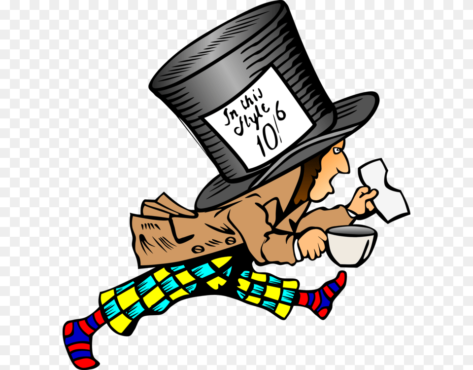 Mad Hatter Alices Adventures In Wonderland March Hare Queen, Clothing, Hat, Adult, Male Png Image