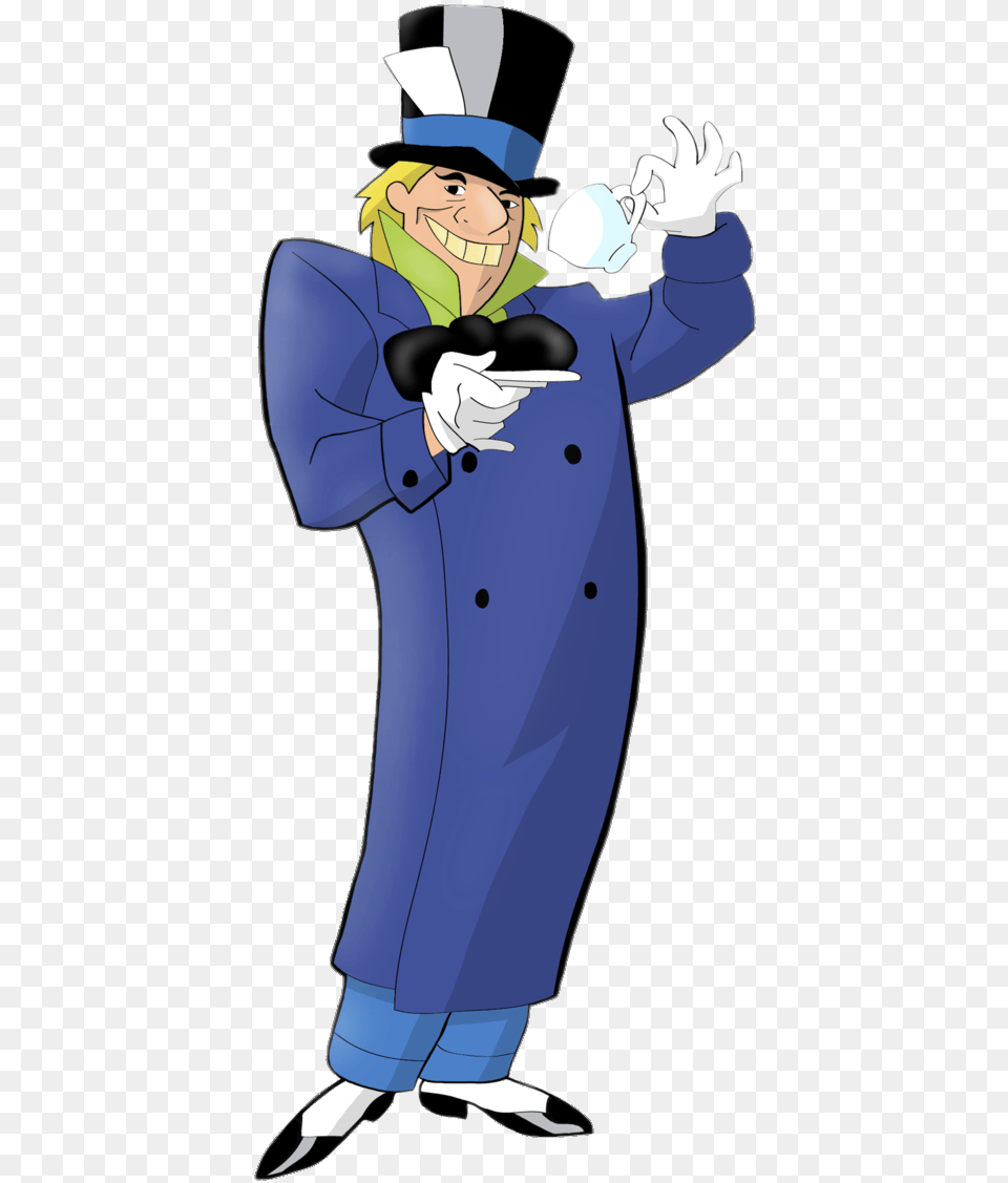 Mad Hatter Batman Animated Series, Clothing, Coat, Adult, Person Free Png