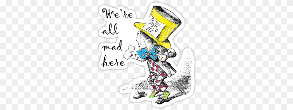 Mad Hatter Clip Art Tea Party Alice In Wonderland Clip Art, Book, Comics, Publication, Baby Free Transparent Png