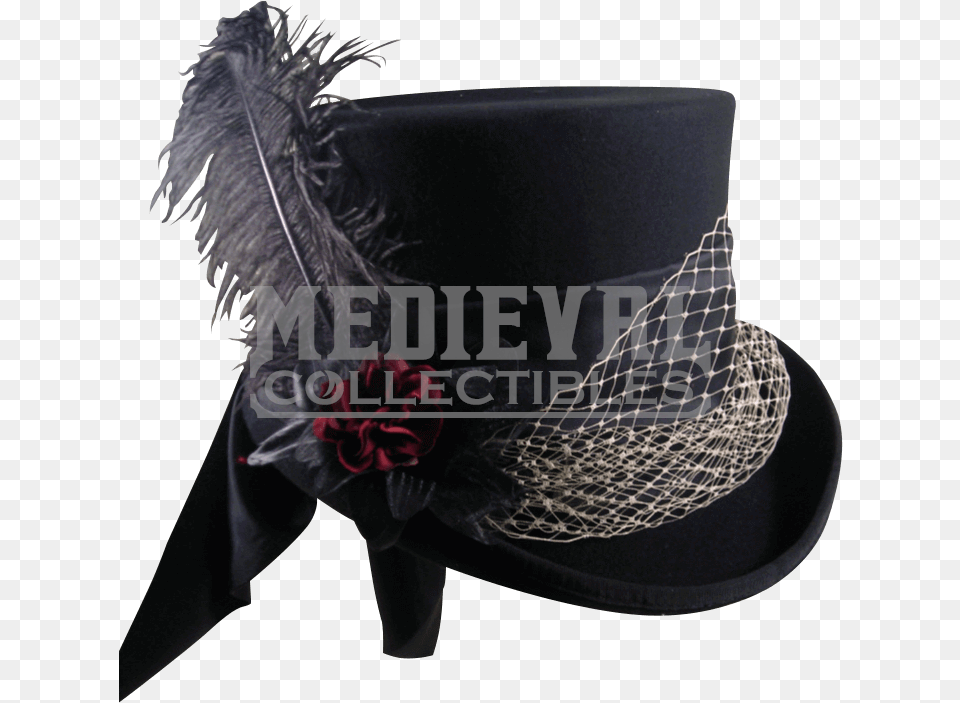 Mad Hatter Felt Top Hat Hat, Clothing Free Png