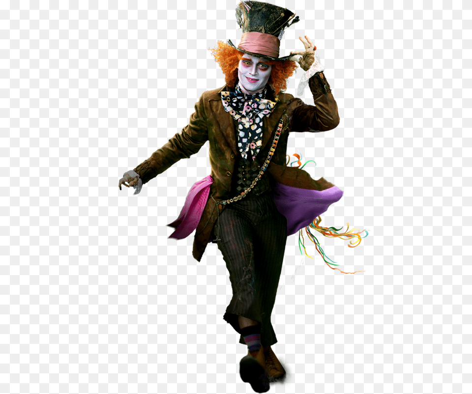 Mad Hatter Full Body, Adult, Person, Female, Woman Png
